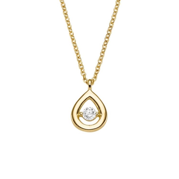 Collier mit 1 Zirkonia