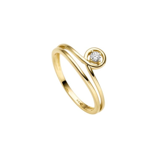 Ring mit 1 Zirkonia