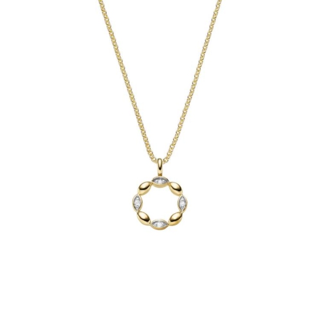 Anhänger mit 4 Brillanten zus. 0,018ct.