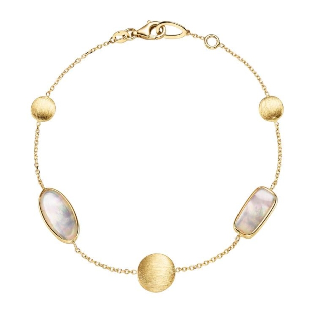 Armband mit 2 Perlmutt