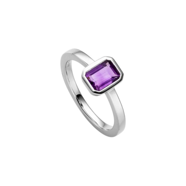 Ring mit 1 Amethyst