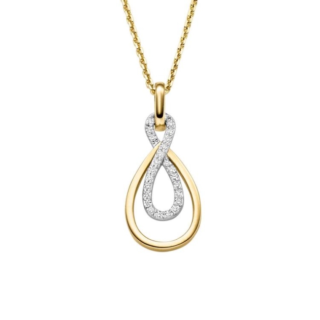 Anhänger mit 26 Brillanten zus. 0,15ct.