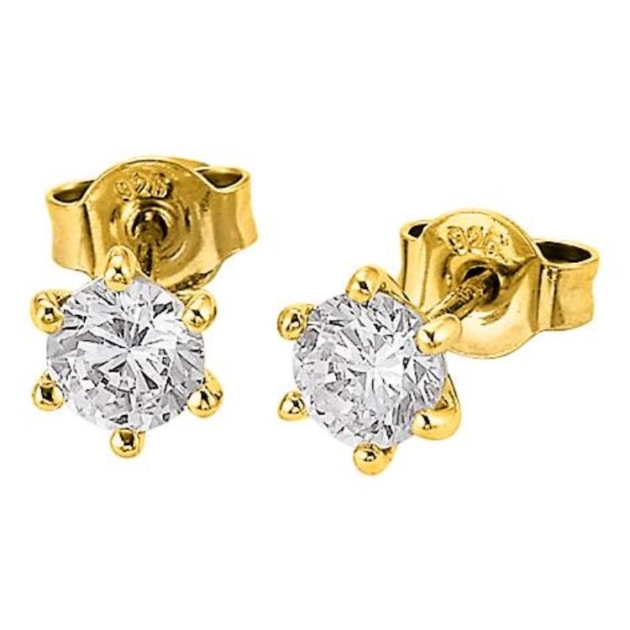 Ohrstecker mit 2 Zirkonia