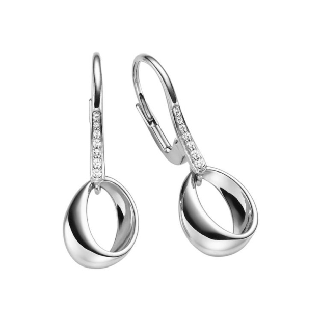 Ohrhänger mit 12 Zirkonia