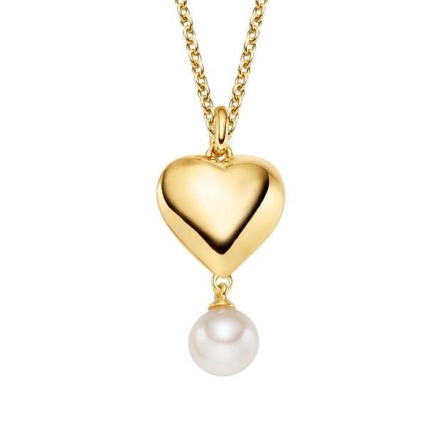 Anhänger mit Kette mit 1 Süsswasserperle