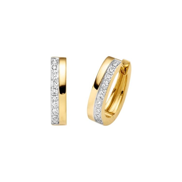 Ohrschmuck mit 20 Zirkonia