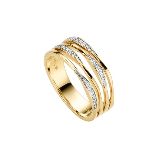 Ring mit 32 Zirkonia
