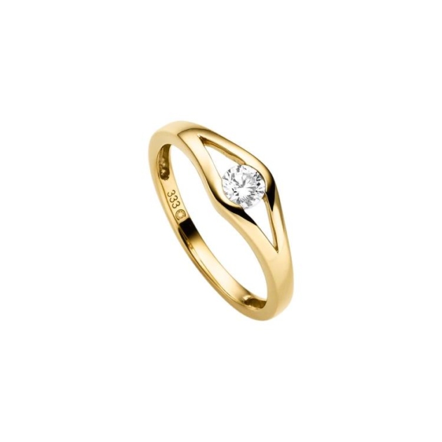 Ring mit 1 Zirkonia