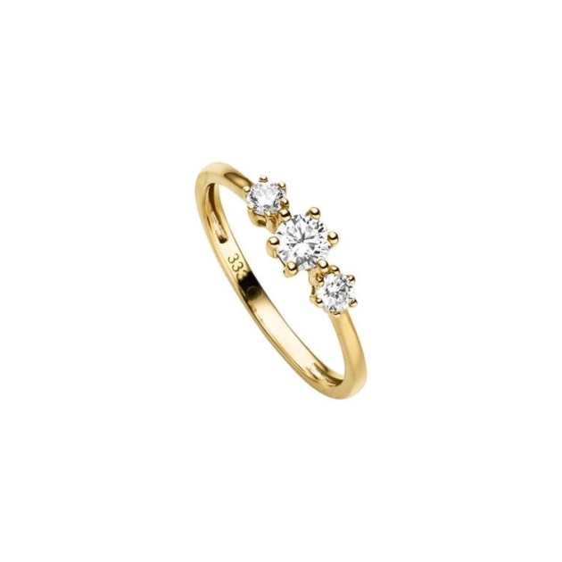 Ring mit 3 Zirkonia