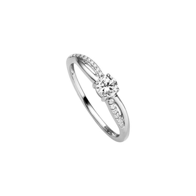 Ring mit 17 Zirkonia