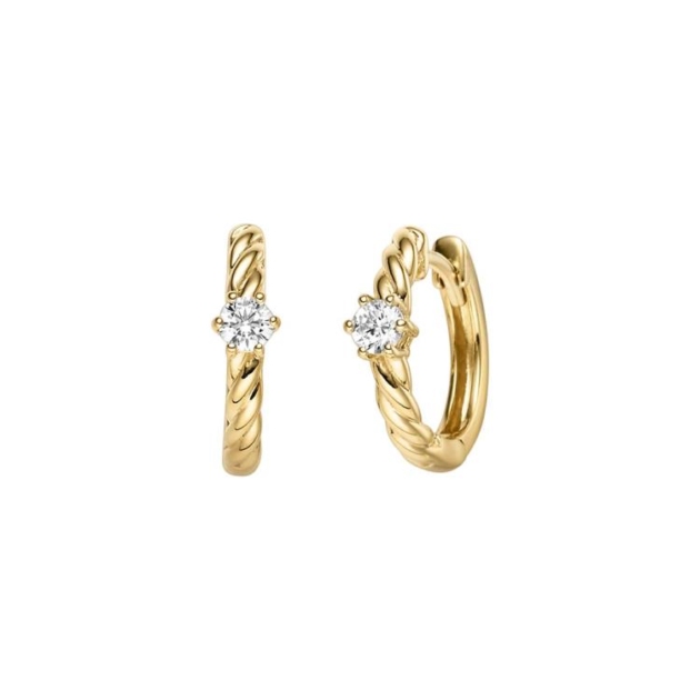 Ohrschmuck mit 2 Zirkonia