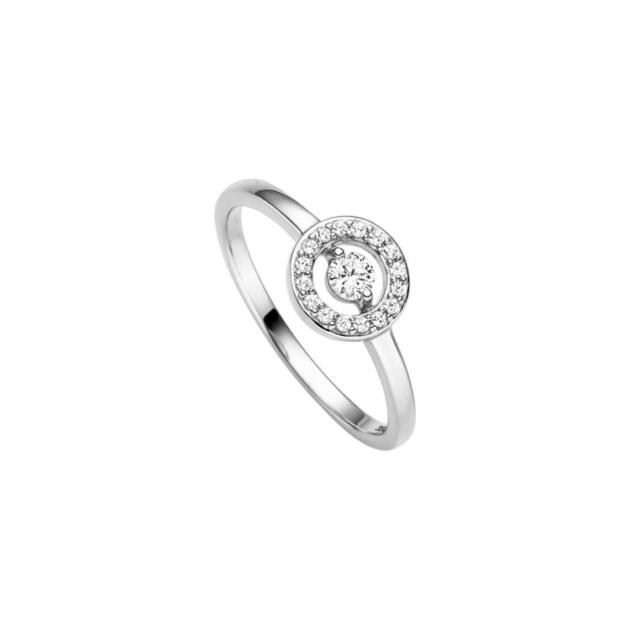 Ring mit 17 Zirkonia