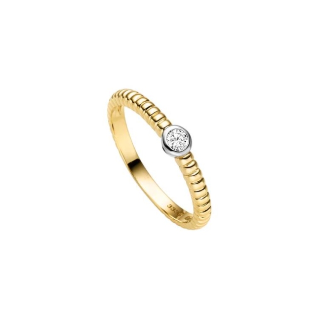 Ring mit 1 Zirkonia