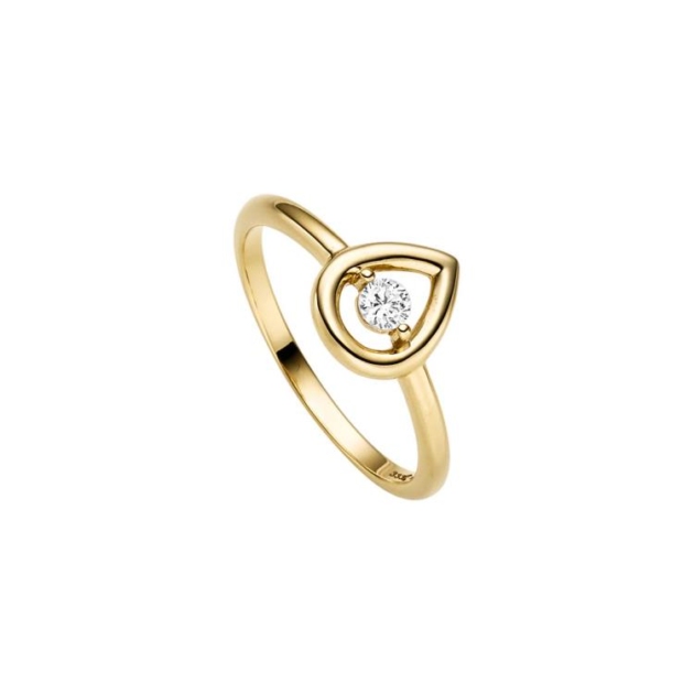 Ring mit 1 Zirkonia