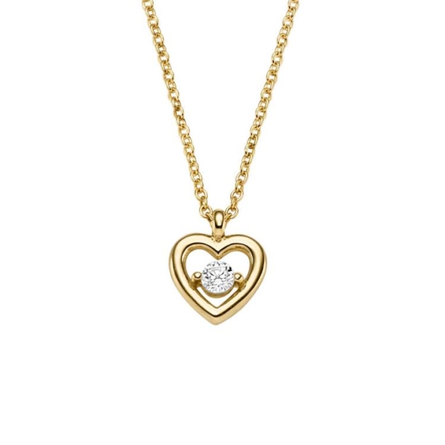 Collier mit 1 Zirkonia