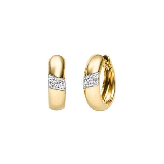 Ohrschmuck mit 10 Zirkonia