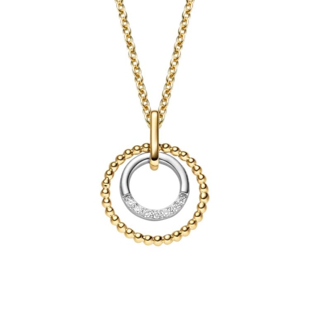 Anhänger mit 7 Brillanten zus. 0,035ct.