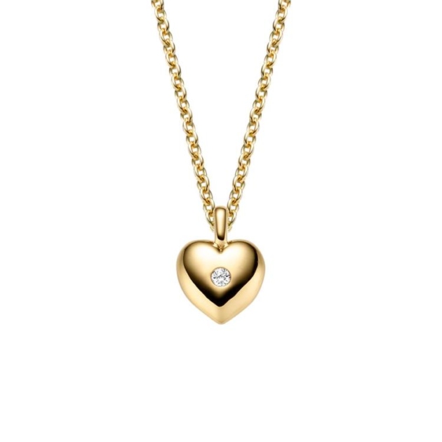 Anhänger mit 1 Brillant zus. 0,02ct.