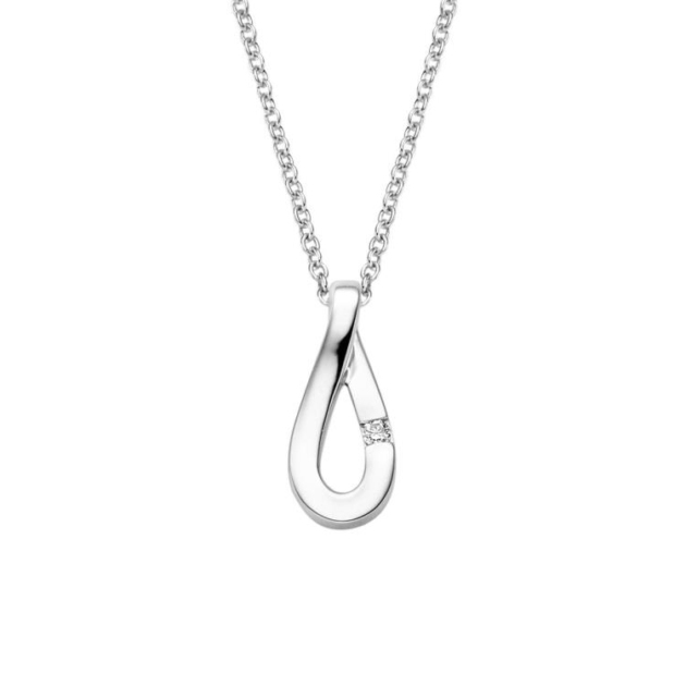 Anhänger mit 1 Diamant zus. 0,02ct.