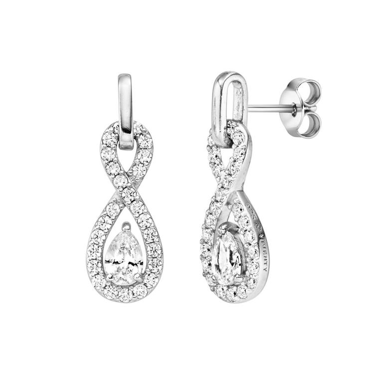 Ohrschmuck mit 52 Zirkonia