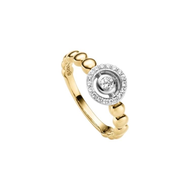Ring mit 19 Zirkonia