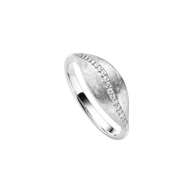 Ring mit 17 Zirkonia