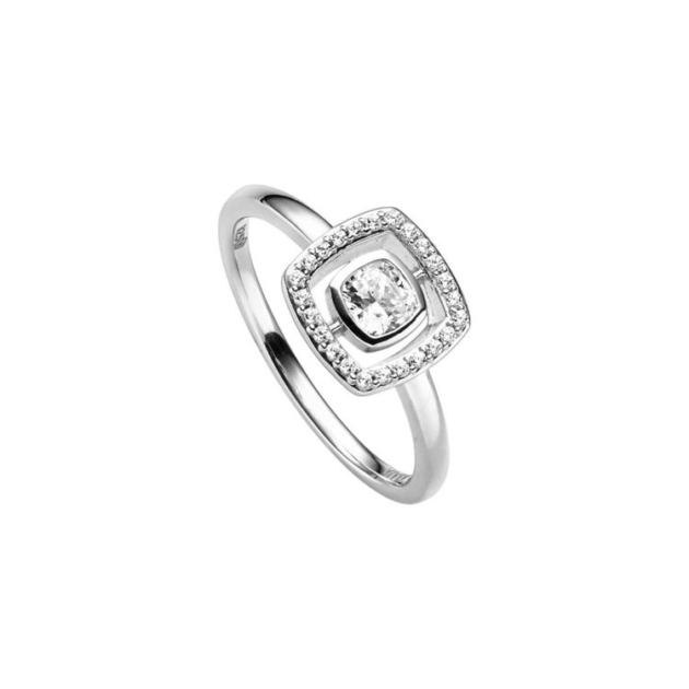 Ring mit 25 Zirkonia
