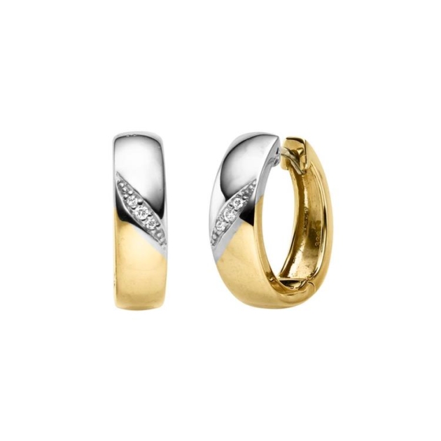 Ohrschmuck mit 6 Zirkonia