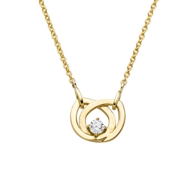 Collier mit 1 Zirkonia