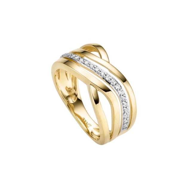 Ring mit 22 Zirkonia