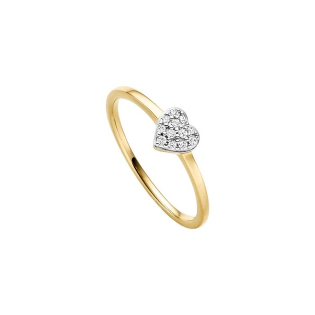 Ring mit 12 Zirkonia