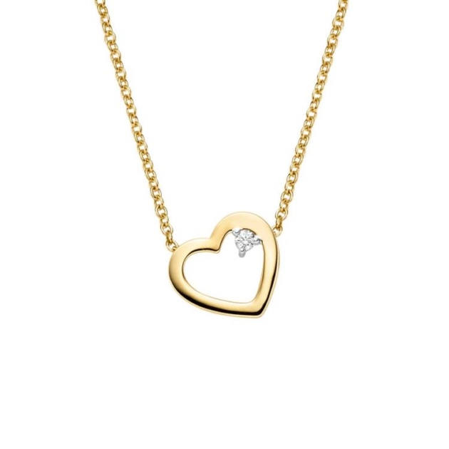 Anhänger mit 1 Brillant zus. 0,02ct.