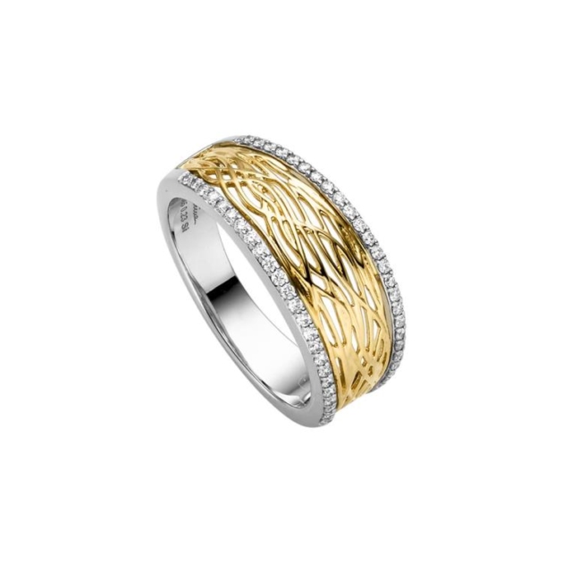 Ring mit 48 Brillanten zus. 0,23ct.