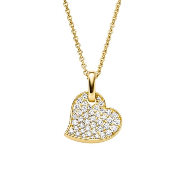 Anhänger mit 43 Brillanten zus. 0,37ct.