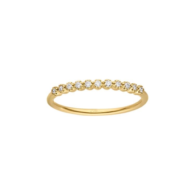 Damenring mit 11 Brillanten zus. 0,13ct.
