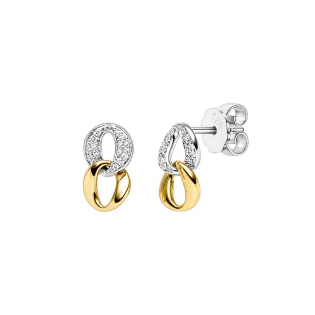 Ohrschmuck mit 32 Brillanten zus. 0,09ct.