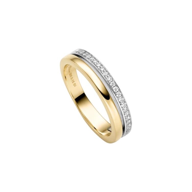 Ring mit 25 Brillanten zus. 0,15ct.