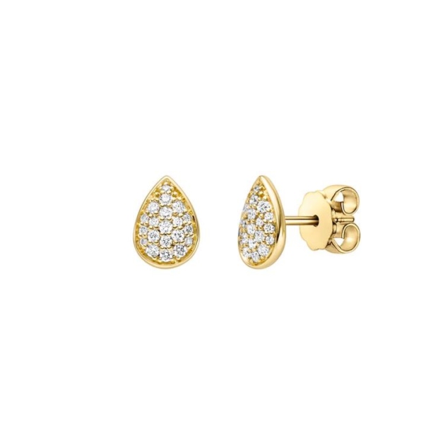 Ohrstecker mit 40 Brillanten zus. 0,20ct.