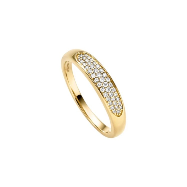 Ring mit 43 Brillanten zus. 0,18ct.