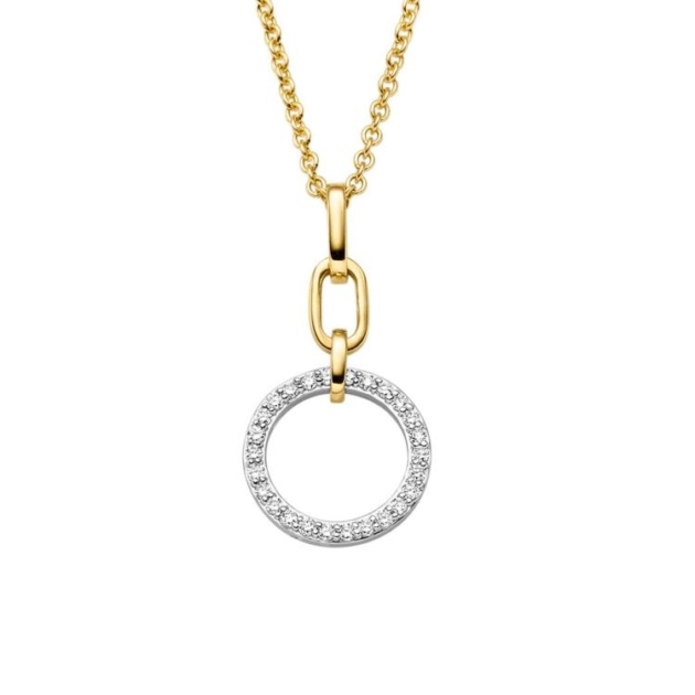 Anhänger mit 26 Brillanten zus. 0,12ct.