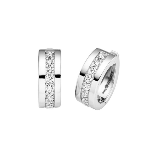 Ohrschmuck mit 18 Zirkonia