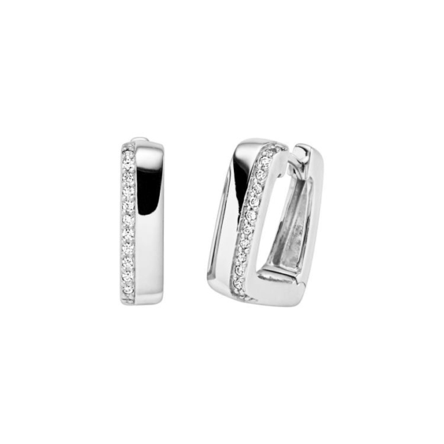 Ohrschmuck mit 28 Zirkonia