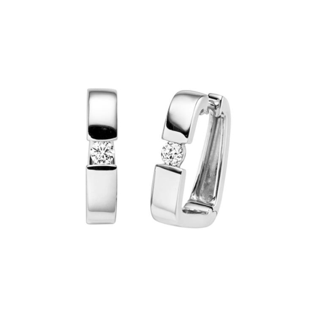 Ohrschmuck mit 2 Zirkonia