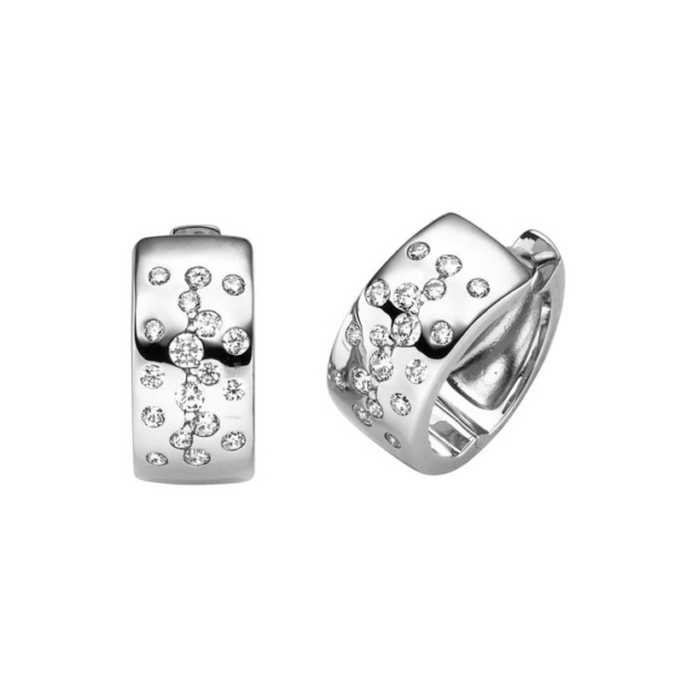 Ohrschmuck mit 36 Zirkonia
