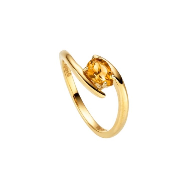 Ring mit 1 Citrin