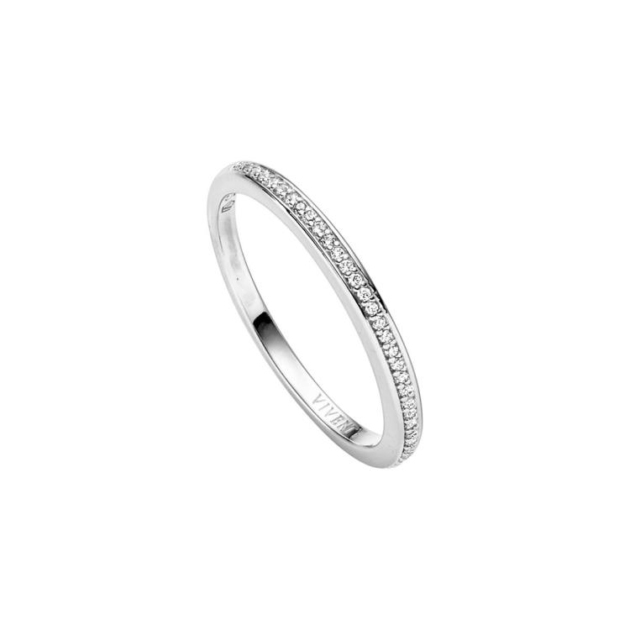 Ring mit 33 Zirkonia