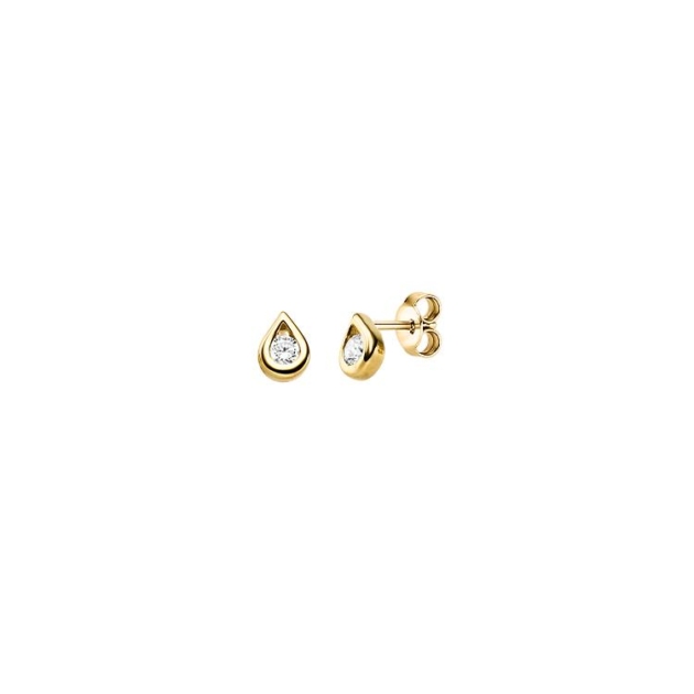 Ohrschmuck mit 2 Zirkonia