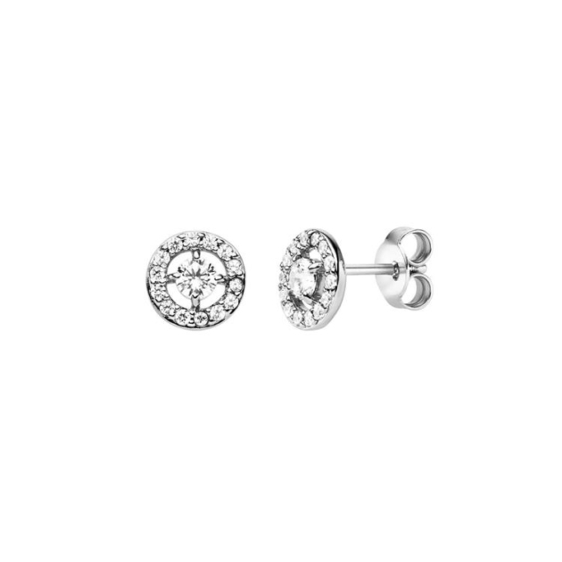 Ohrschmuck mit 30 Zirkonia