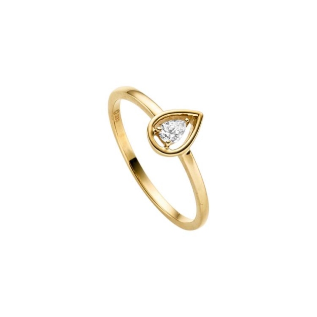 Ring mit 1 Zirkonia