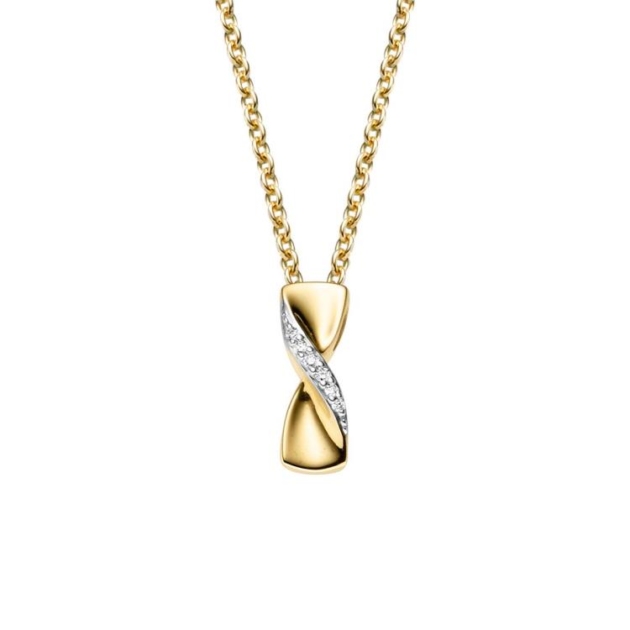 Anhänger mit 6 Brillanten zus. 0,02ct.